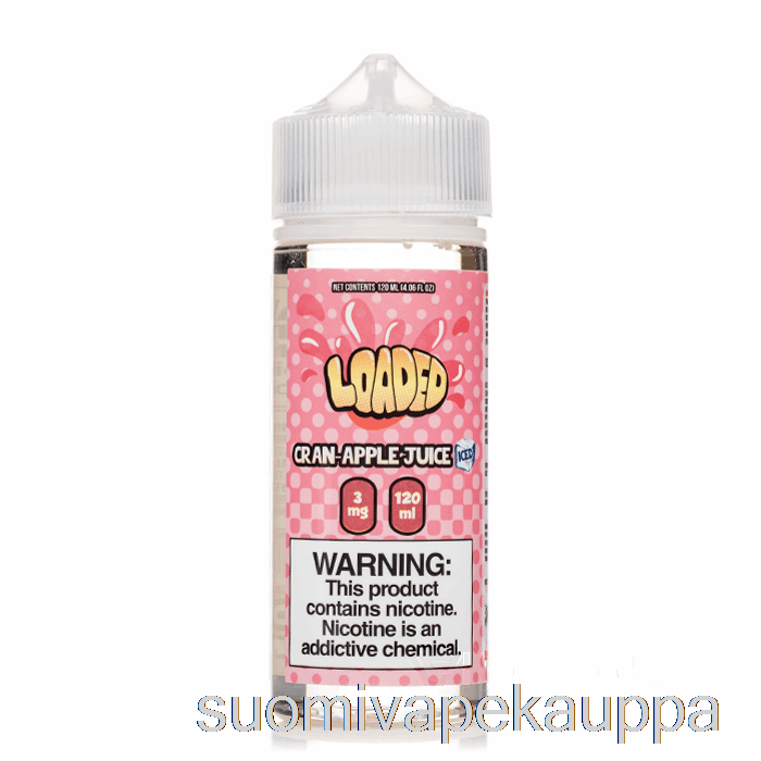 Vape Netistä Iced Cran Omena - Ladattu E-neste - Häikäilemätön - 120ml 0mg